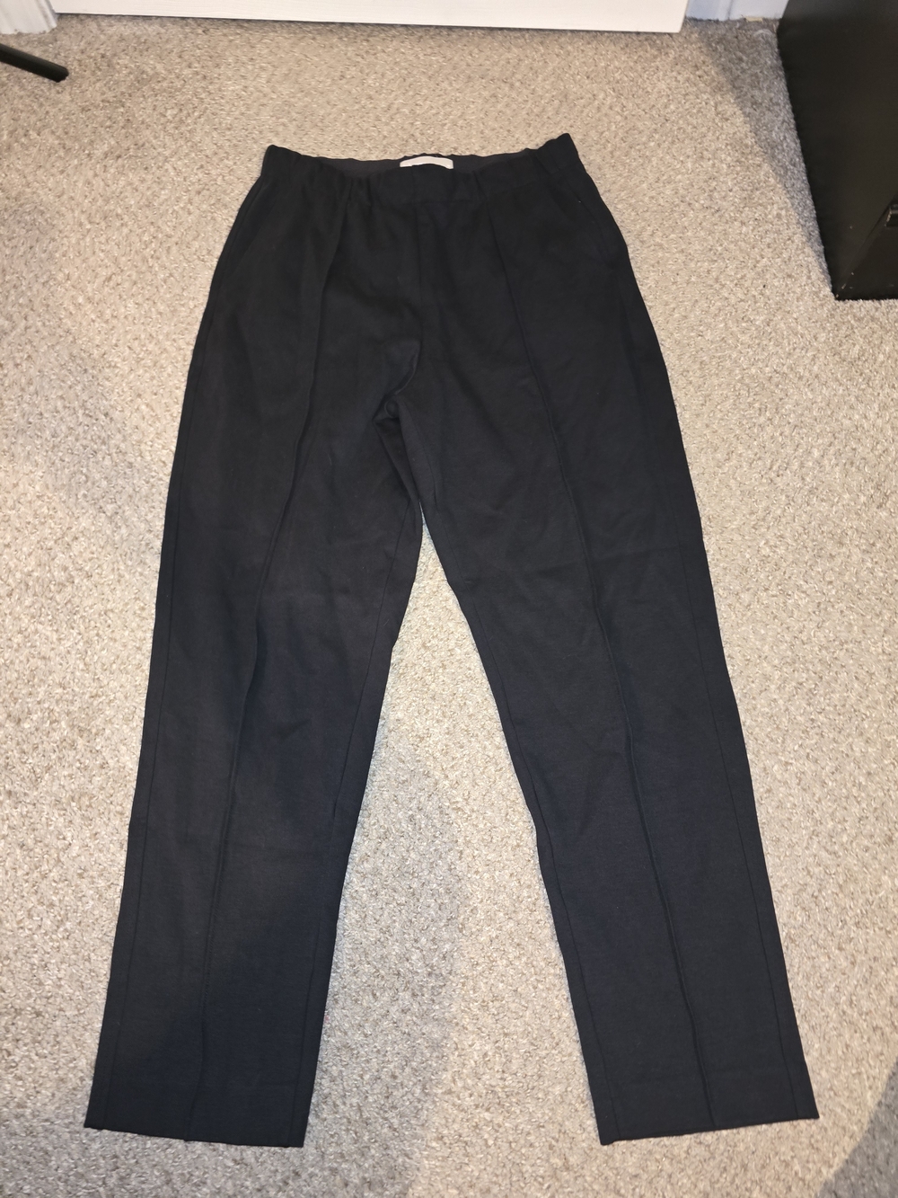 Everlane Women's Casual Pull On Black Trouser Pants Size Medium